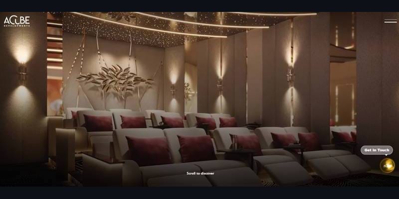 Acube Developments homepage