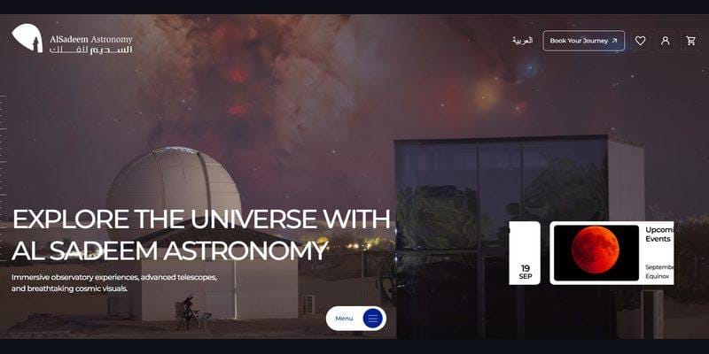 Al Sadeem Astronomy homepage