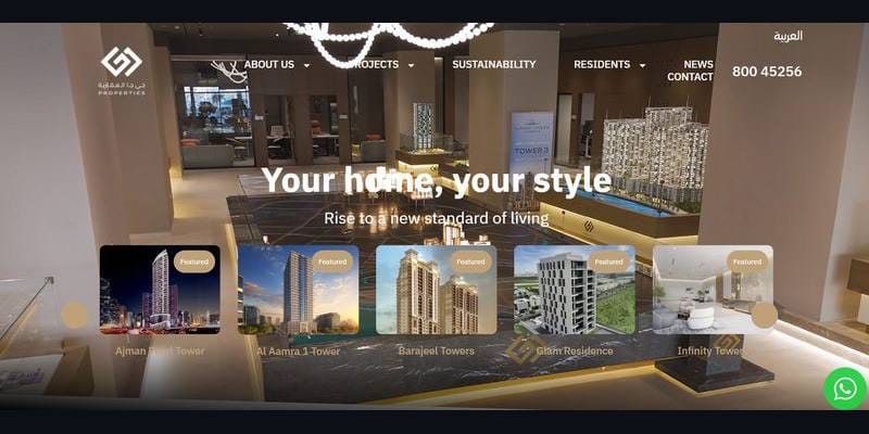 GJ Properties homepage