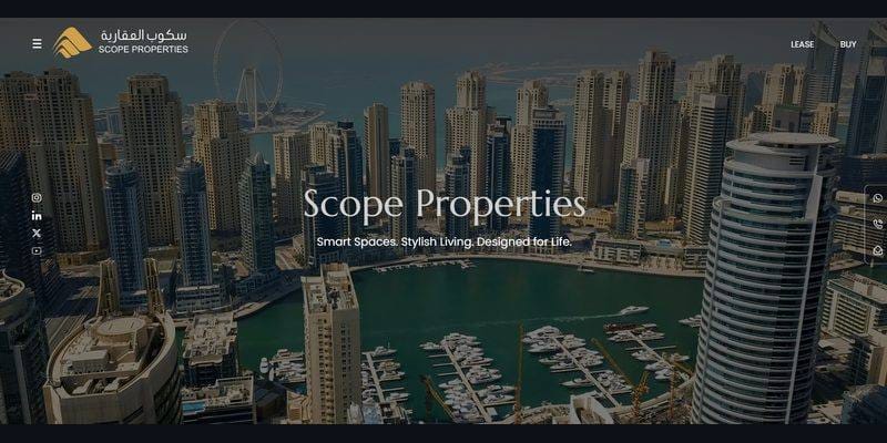 Scope Properties homepage